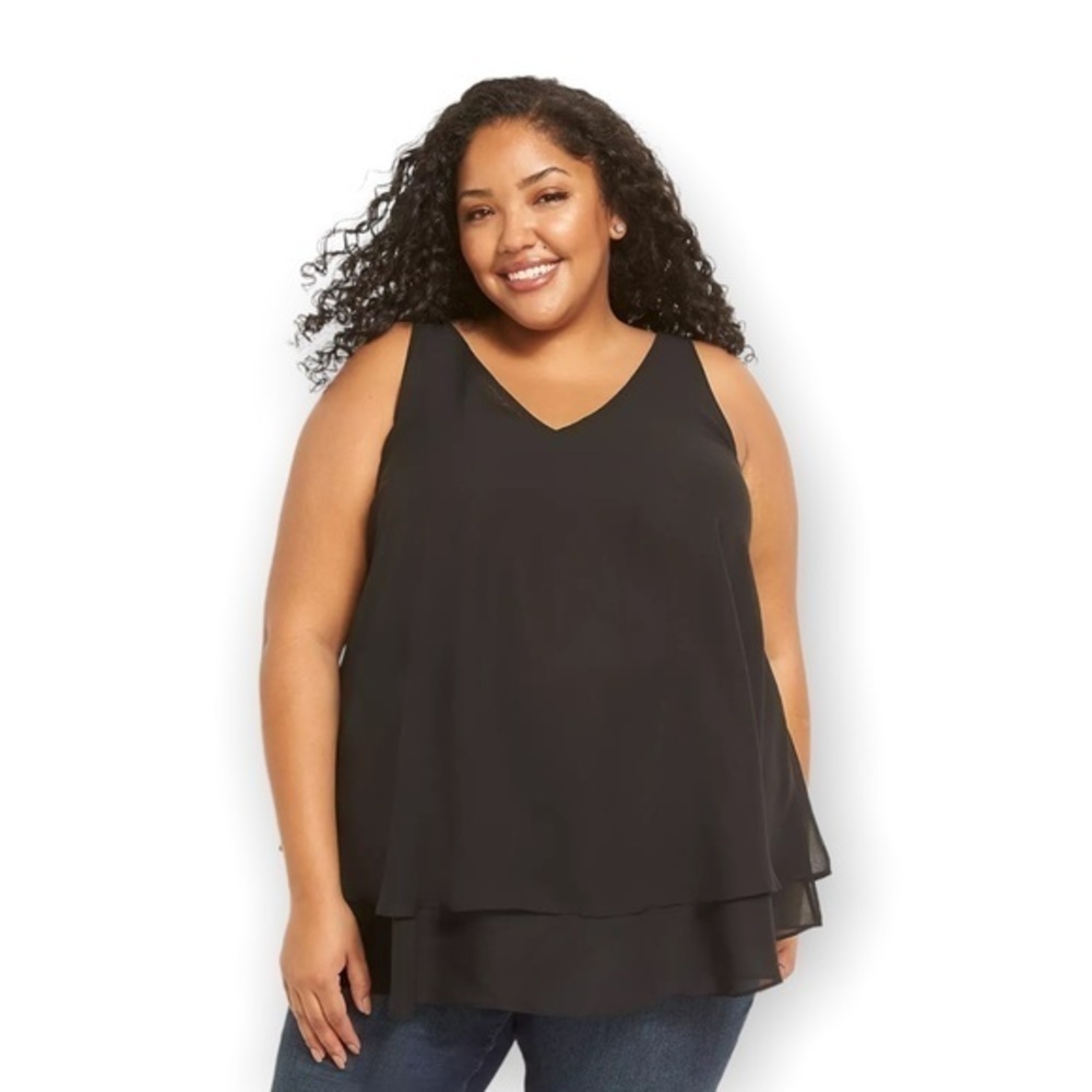 Lane Bryant Lane Essentials Double-Layer Max Swing Tank NWOT
